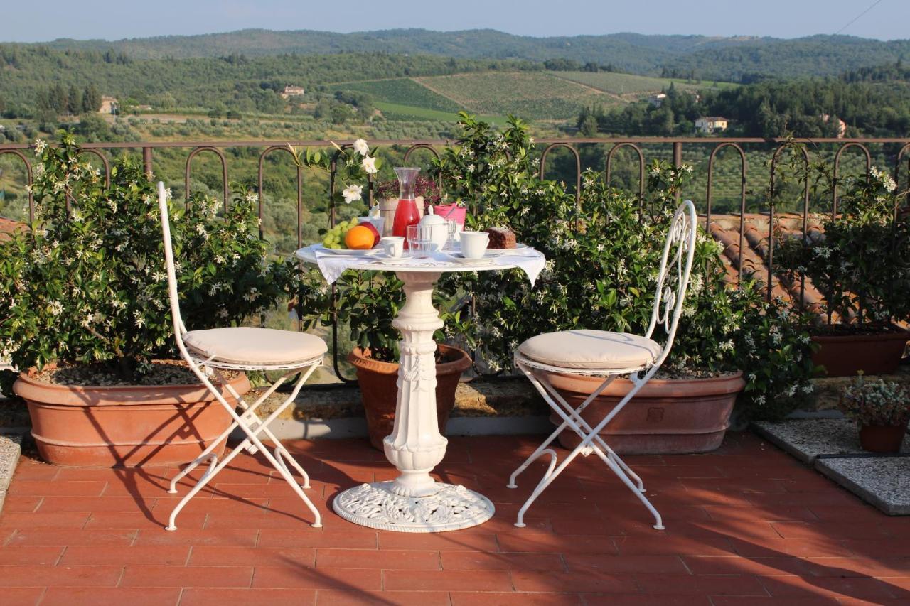 Le Terrazze Del Chianti B&B Residenza D'Epoca E Di Charme San Donato in Poggio Dış mekan fotoğraf