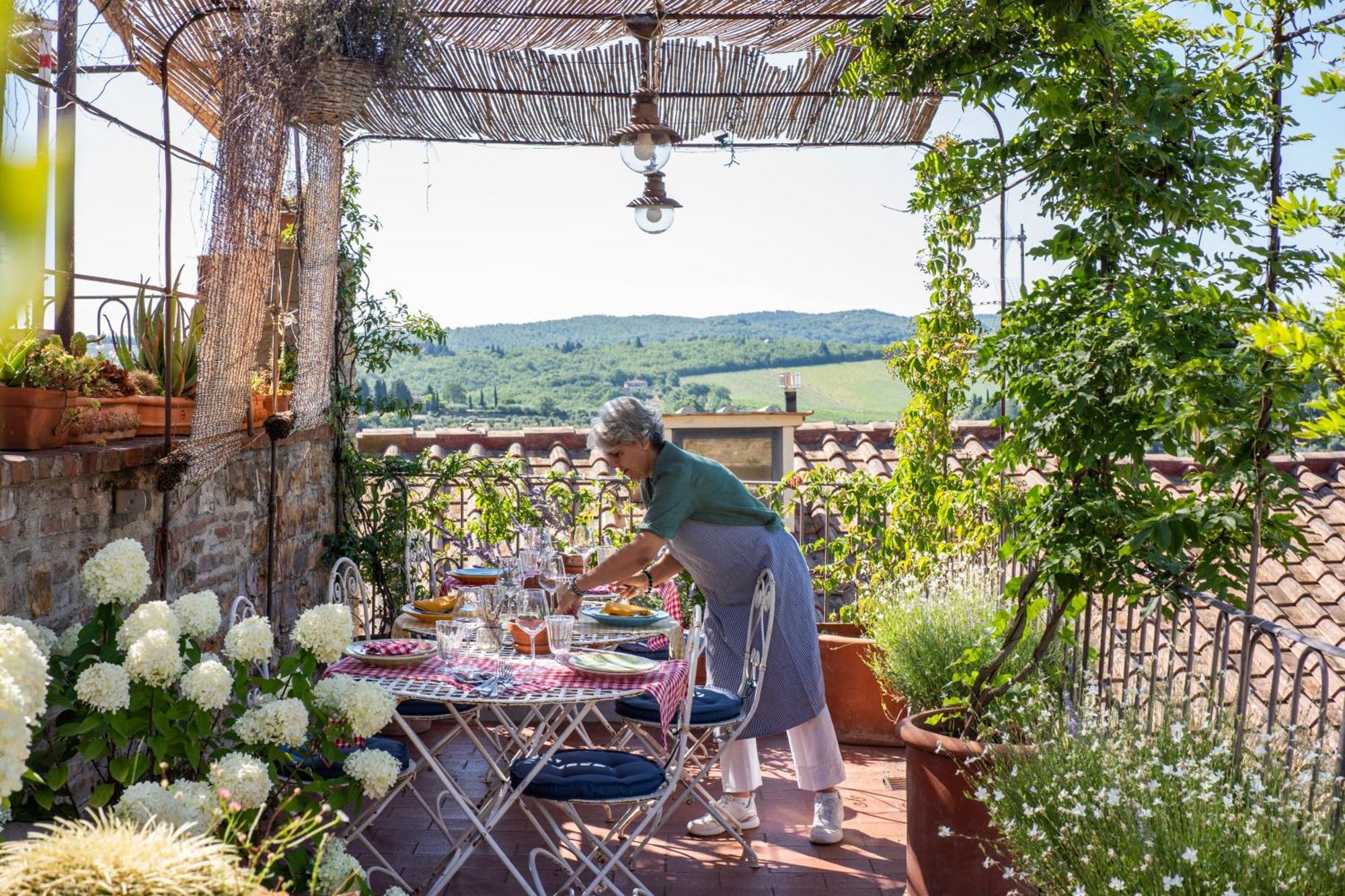 Le Terrazze Del Chianti B&B Residenza D'Epoca E Di Charme San Donato in Poggio Dış mekan fotoğraf